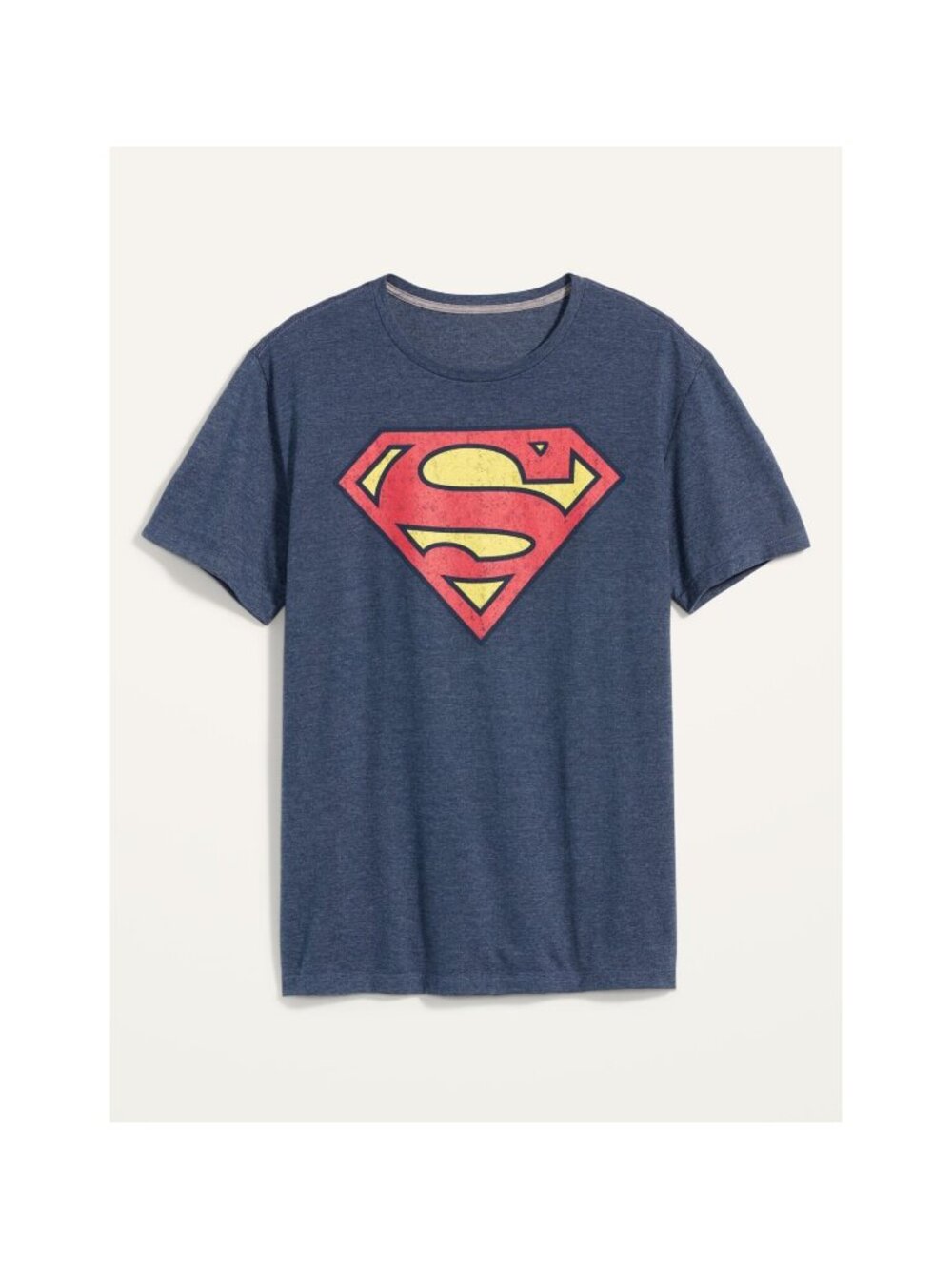 Old Navy DC Comics Superman Logo Graphic Tee Navy Blue Mens Size L NWT